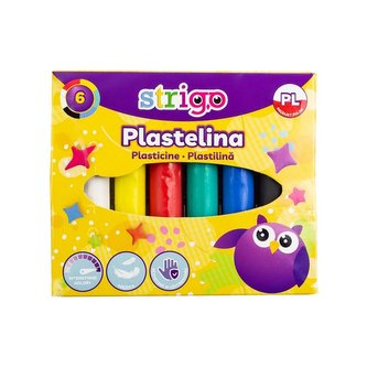 Plastelina 6 kolorów STRIGO