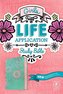 NLT Girls Life Application Study Bible (Leatherlike, Teal/Pink Flowers)