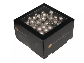 Skleněné baňky podzim 2,5 cm, sada 144 ks