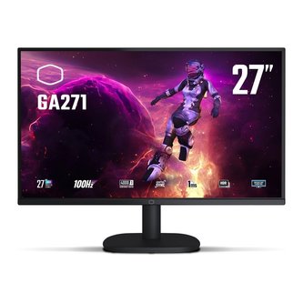 Cooler Master LCD - 27", 2560x1440, 100Hz, 4000:1, 250cd/m2, 1ms, 2xHDMI, 1xDP, VA