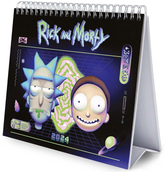 Stolní kalendář 2024: Ricky And Morty (20 x 17 cm)