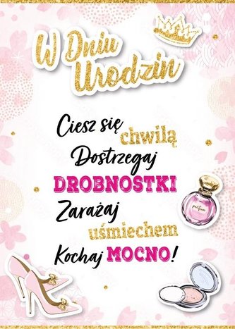 Karnet Urodziny dla niej