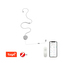 Immax NEO CARAVANA Smart stropní, nástěnné svítidlo 120cm 35W bílé Zigbee 3.0 B-kabel