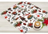 Ubrus  VÁNOCE - louskáček - 50x50 cm