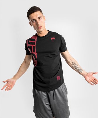 Pánské tričko UFC Venum Authentic Fight Week 2.0 černo-červená XL