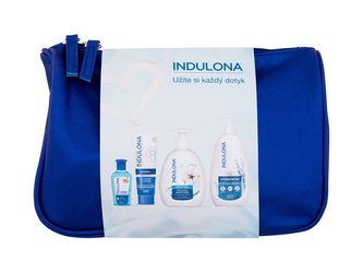 INDULONA Original tělový krém Original 400 ml + krém na ruce Original 75 ml + tekuté mýdlo Original 300 ml + čistící gel na ruce Panthenol 80 ml + kosmetická taštička