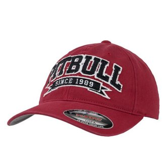 Kšiltovka Pitbull West Coast Full Cap červená S/M
