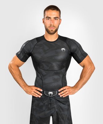 Rashguard Venum Electron 3.0 krátký rukáv černá XXL