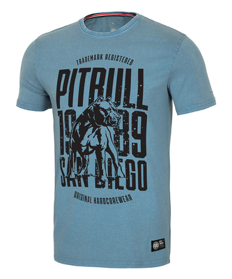Pánské tričko Pitbull West Coast San Diego Dog světle modrá XXL