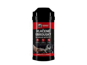 Vlhčené ubrousky na odolné nečistoty DEN BRAVEN DEBBEX 75ks
