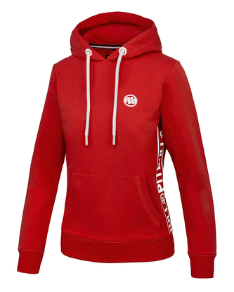 Dámská mikina Pitbull West Coast KP French Terry Geneva červená S