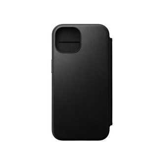 Nomad Modern Leather Folio iPhone 15 černý