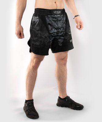 MMA šortky Venum Defender tmavý maskáč XL