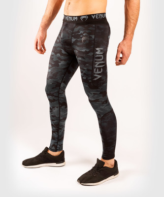 Legíny Venum Defender tmavý maskáč - M