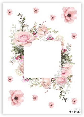 Velký rámeček růže