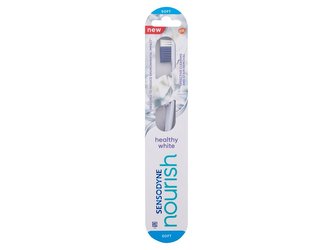 Sensodyne Nourish Klasický zubní kartáček Healthy White 1 ks Soft unisex