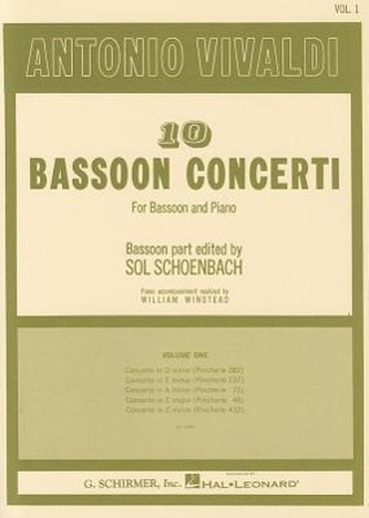 10 Bassoon Concertos - Volume 1