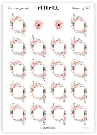 Malé rámečky - růže