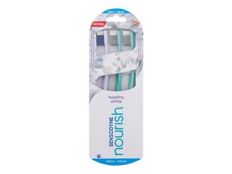Sensodyne Nourish Klasický zubní kartáček Healthy White 1 balení Soft Trio unisex