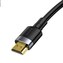 Baseus kabel 4K HDMI samec na 4K HDMI samec 3m, černá
