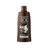 Bottega Verde SOL Voděodolné mléko na opalování SPF30, Kokos, 200 ml