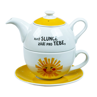 Sonnentor Porcelánový čajový set "Tea For One"