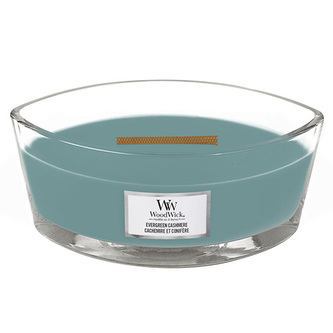 WoodWick Evergreen Cashmere svíčka 453,6g / loď