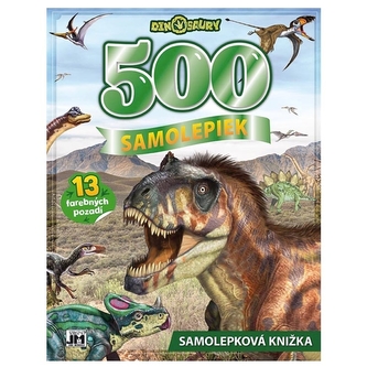 500 Samolepiek/ Dinosaury