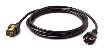 APC Power Cord, Locking C19 to CEE/7 Schuko, 3.0m (C19/CEE 7/7)