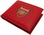 Otevírací peněženka Arsenal FC: Znak (11 x 9 cm) červený polyuretan