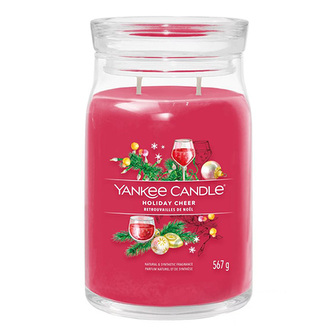YANKEE CANDLE Holiday Cheer svíčka 567g / 2 knoty (Signature tumbler velký )