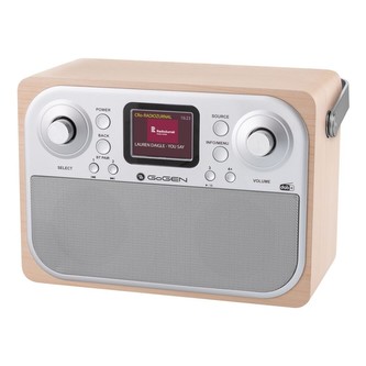 GoGEN DAB 700 BTC Radiopřijímač DAB+ dřevo