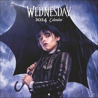 Wednesday Broschurkalender 2024. Der Foto-Wandkalender zur beliebten Netflix-Serie. Wednesday aus der Addams Family und weitere