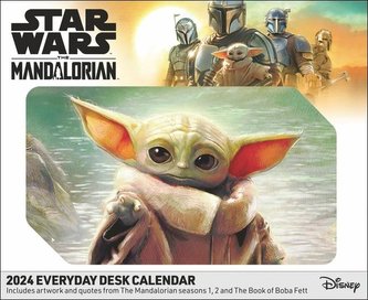 The Mandalorian Tagesabreißkalender 2024. Kleiner Kalender für Star Wars Fans: Grogu und viele andere in einem Tischkalender 202