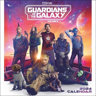 Guardians of the Galaxy Vol. 3 Broschur-Kalender 2024. Highlight für Filmfans - der dritte Teil der Serie in einem Wandkalender