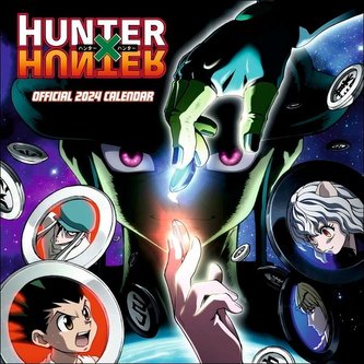 Hunter x Hunter Broschurkalender 2024. Terminkalender mit Platz für Notizen und fantastischen Bildern der beliebten Manga-Reihe.