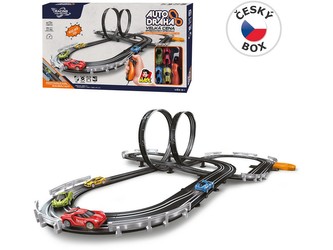 Autodráha, délka 700 cm, 67 x 38 x 6 cm Autodráha, délka 700 cm, 67 x 38 x 6 cm