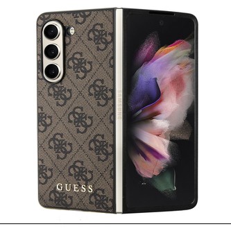 Guess 4G Charms kryt Samsung Galaxy Z Fold5 hnědý