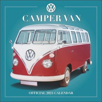 Camper Vans Broschurkalender 2024. Das ganze Jahr auf Reisen mit diesem tollen Wandkalender, der den Camper stilvoll in Szene se