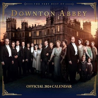 Downton Abbey Broschurkalender 2024. Der Foto-Wandkalender für alle Fans der britischen Serie. 30,5 x 30,5 cm.