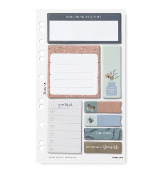 Lepící bločky Filofax Botanical | multi-fit