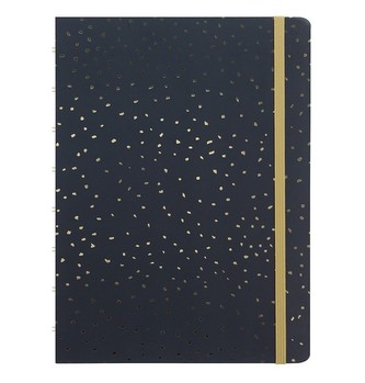 Filofax Notebook Confetti | A5 Charcoal