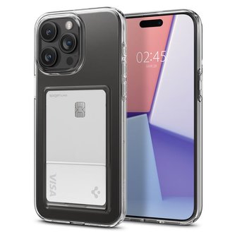 Spigen Crystal Slot, crystal clear - iPhone 15 Pro Max
