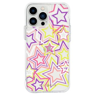 Case Mate Tough Print, neon stars - iPhone 13 Pro Max/iPhone 12 Pro Max