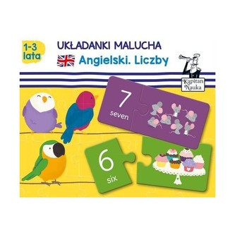 Układanki malucha Angielski Liczby Układanki malucha Angielski Liczby