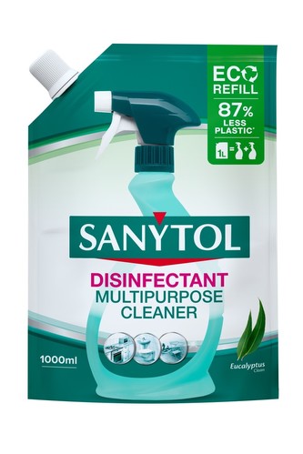 Sanytol Eukalyptus Clean dezinfekční univerzální čisticí prostředek náhradní náplň 1000 ml