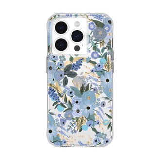 Case Mate Rifle Party Co. Garden Party Blue case, MagSafe - iPhone 15 Pro