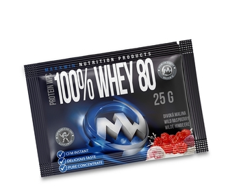 100% WHEY 80 - divoká malina 25 g