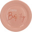 Papírové talíře Elegant Lush Blush 23 cm - 8 ks