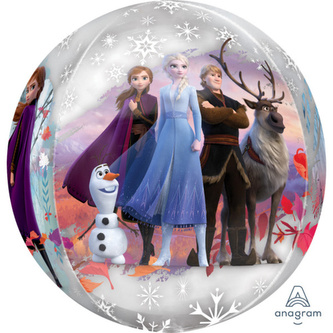 Foliový balonek koule Orbz Frozen 2 - 40 cm